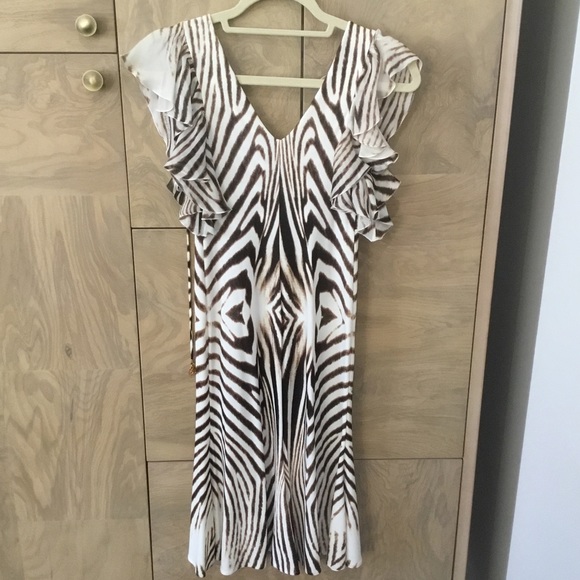 Roberto Cavalli Zebra Print NWT Dress - IT38/US2 - Picture 2 of 9